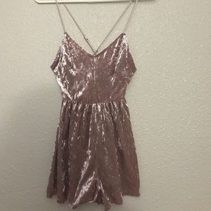 Crushed Velvet Romper